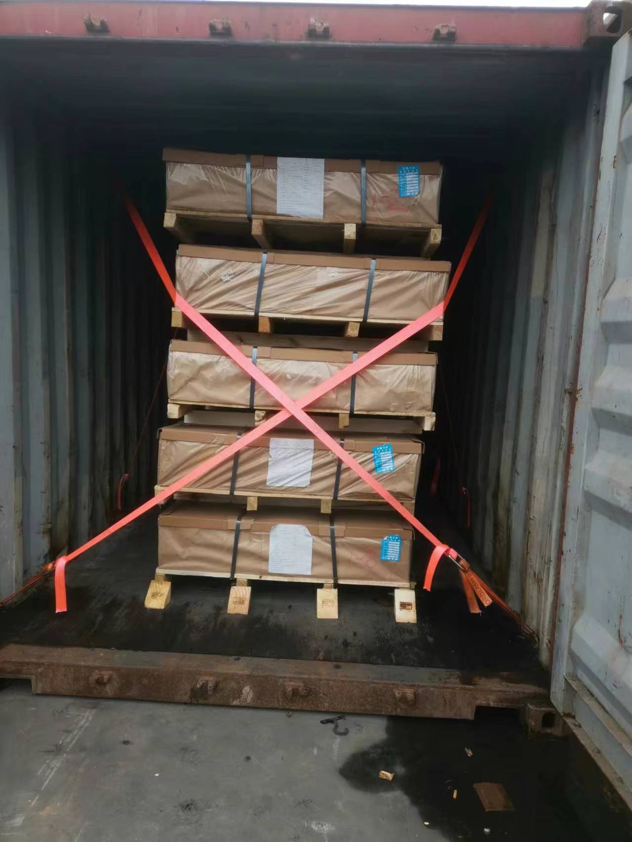 44 tons 1100 h18 aluminum sheet export to Vietnam